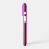 Regenbogenstreifen - Muster iPhone Hülle (Linke Seite)