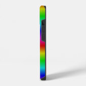 Regenbogenstreifen - Muster iPhone Hülle (Linke Seite)