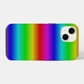 Regenbogenstreifen - Muster iPhone Hülle (Rückseite (Horizontal))