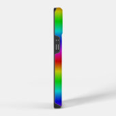 Regenbogenstreifen - Muster iPhone Hülle (Rechte Seite)