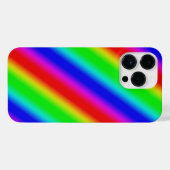 Regenbogenstreifen - Muster iPhone Hülle (Rückseite (Horizontal))