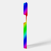 Regenbogenstreifen - Muster iPhone Hülle (Rechte Seite)