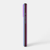 Regenbogenstreifen - Muster iPhone Hülle (Linke Seite)