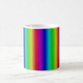 Regenbogenstreifen - Muster Kaffeetasse (Mittel)