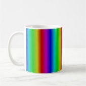 Regenbogenstreifen - Muster Kaffeetasse (Links)