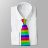 Regenbogenstreifen - Muster Krawatte (Gebunden)