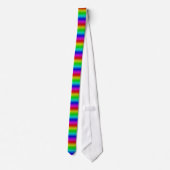 Regenbogenstreifen - Muster Krawatte (Rückseite)