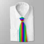 Regenbogenstreifen - Muster Krawatte (Gebunden)