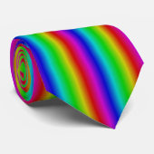 Regenbogenstreifen - Muster Krawatte (Gerollt)