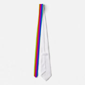 Regenbogenstreifen - Muster Krawatte (Rückseite)