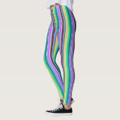 Regenbogenstreifen - Muster Leggings (Links)