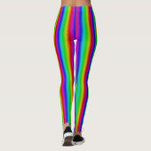 Regenbogenstreifen - Muster Leggings (Rückseite)