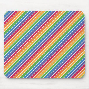 Regenbogenstreifen Muster Mousepad