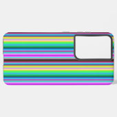 Regenbogenstreifen - Muster Samsung Galaxy Hülle (Linke Seite)