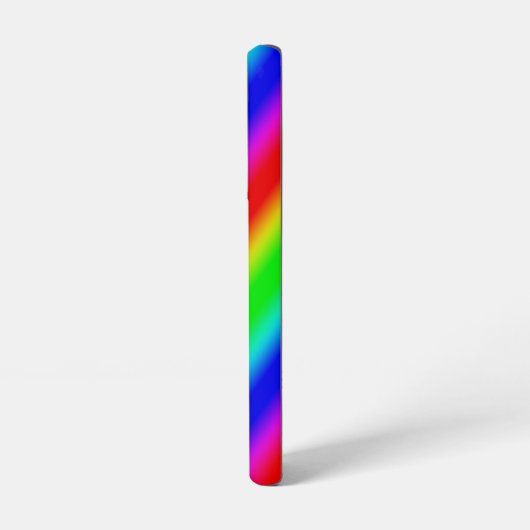 Regenbogenstreifen - Muster Samsung Galaxy Hülle (Linke Seite)