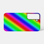 Regenbogenstreifen - Muster Samsung Galaxy Hülle (Rückseite (Horizontal))