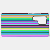 Regenbogenstreifen - Muster Samsung Galaxy Hülle (Rückseite (Horizontal))