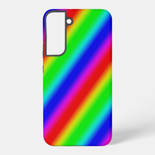 Regenbogenstreifen - Muster Samsung Galaxy Hülle (Rückseite)