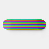 Regenbogenstreifen - Muster Skateboard (Horizontal)
