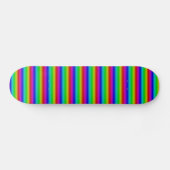 Regenbogenstreifen - Muster Skateboard (Horizontal)