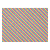 Regenbogenstreifen Muster Tischdecke (Vorderseite (Horizontal))