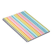 Regenbogenstreifen Notizblock (Rechte Seite)