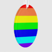 Regenbogenstreifen Ornament (Vorderseite)