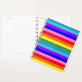 Regenbogenstreifen Planer