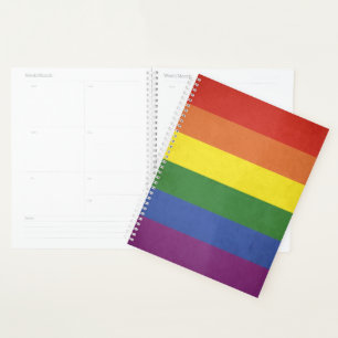 Regenbogenstreifen Planer