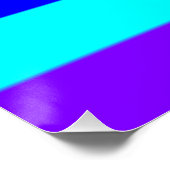 Regenbogenstreifen Poster (Ecke)