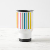 Regenbogenstreifen Reisebecher (Mittel)