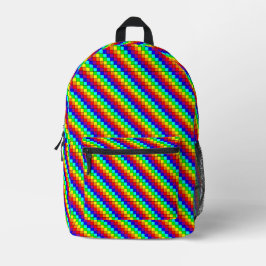 Regenbogenstreifen - Rucksack