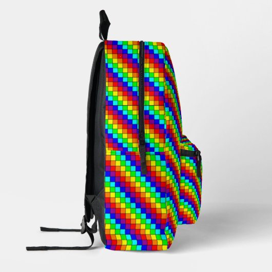 Regenbogenstreifen - Rucksack (Links)