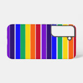 Regenbogenstreifen Samsung Galaxy Hülle (Rückseite (Horizontal))