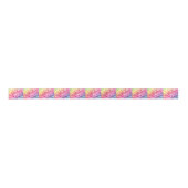 Regenbogenstreifen Satinband (Vorderseite)