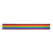 Regenbogenstreifen Satinband (Vorderseite)