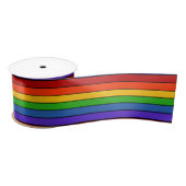 Regenbogenstreifen Satinband (Spule)