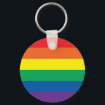 Regenbogenstreifen Schlüsselanhänger<br><div class="desc">Egal ob Sie gewollt haben,  Ihren Stolz zu zeigen,  Unterstützung zu zeigen oder einfach nur Liebe Regenbogen,  dieses Regenbogendesign ist für Sie. Kaufen Sie wie besehen oder fügen Sie Ihre eigene,  maßgeschneiderte Touch hinzu.</div>