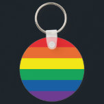 Regenbogenstreifen Schlüsselanhänger<br><div class="desc">Egal ob Sie gewollt haben,  Ihren Stolz zu zeigen,  Unterstützung zu zeigen oder einfach nur Liebe Regenbogen,  dieses Regenbogendesign ist für Sie. Kaufen Sie wie besehen oder fügen Sie Ihre eigene,  maßgeschneiderte Touch hinzu.</div>
