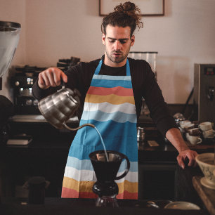 Regenbogenstreifen Schürze