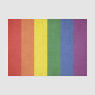 Regenbogenstreifen Seidenpapier