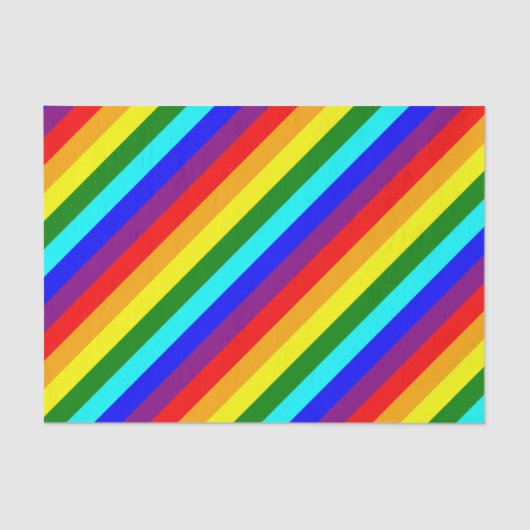 Regenbogenstreifen Seidenpapier (Vorderseite)