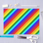 Regenbogenstreifen Seidenpapier (Handwerk)