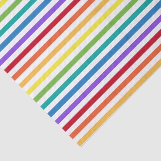 Regenbogenstreifen Seidenpapier (Detail)