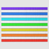Regenbogenstreifen Seidenpapier (Vorderseite)