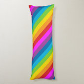 Regenbogenstreifen Seitenschläferkissen (Rückseite (Vertikal))