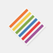 Regenbogenstreifen  serviette (Ecke)