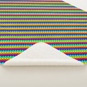 Regenbogenstreifen - Sherpa-Decke Sherpadecke