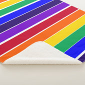 Regenbogenstreifen Sherpadecke (3/4)