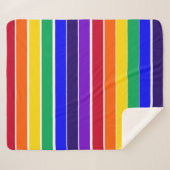 Regenbogenstreifen Sherpadecke (Vorderseite (Horizontal))